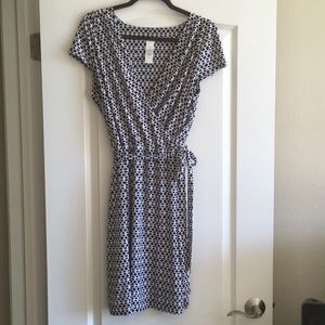 Laundry by design navy and white dress size M
